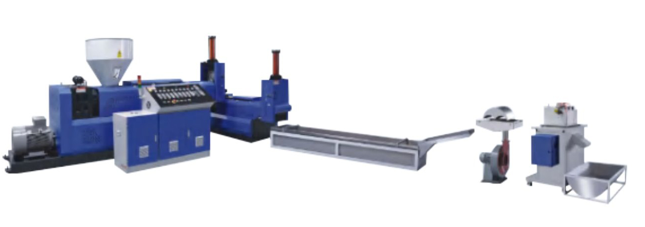 SS-180雙工位塑料造粒機機組